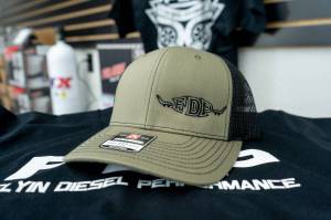 Flyin Diesel - Loden Green and Black Snapback