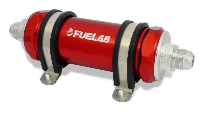 Fuelab - Fuelab In-Line Fuel Filter, Long 6 micron 82832-2