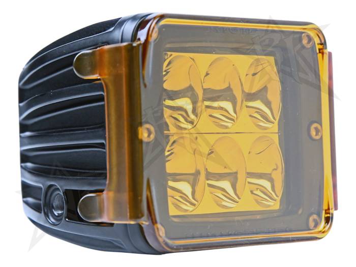 Rigid Industries - Rigid Industries Protective Polycarbonate Cover - Dually/D2 - Amber 20193