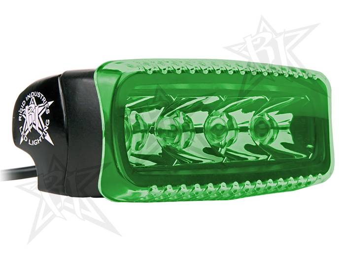 Rigid Industries - Rigid Industries SR-Q Light Cover- Green 31197