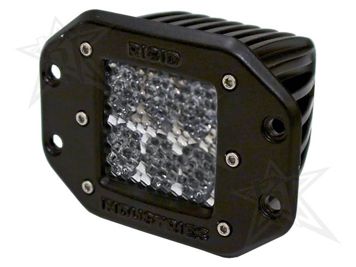 Rigid Industries - Rigid Industries D2 - Flush Mount - 60 Deg. Lens - Single 51151