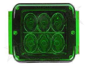 Rigid Industries Protective Polycarbonate Cover - Dually/D2 - Green 20197