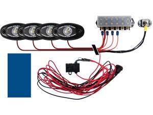 Rigid Industries Boat Deck Kit, 4 LIGHTS-BLUE 40077