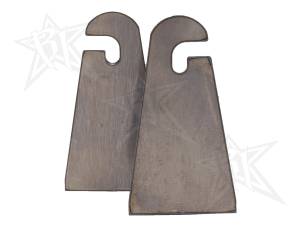 Rigid Industries Weld-On Slotted Tab (Pair) - Flat Base 40291